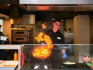 Medora auri restaurant show cooking.jpg